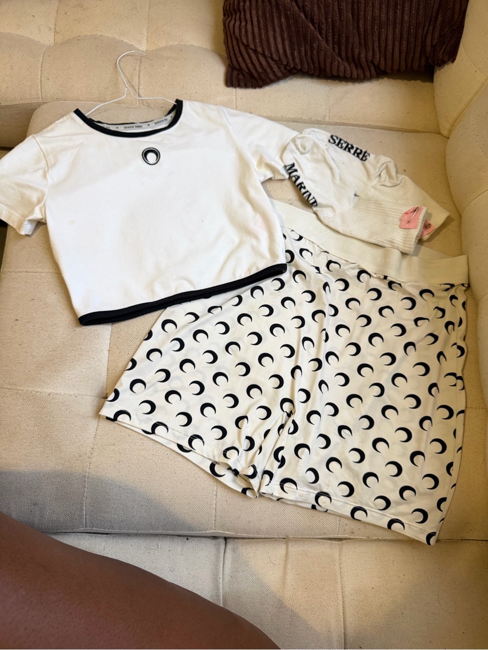 Marine Serre Set with matching socks